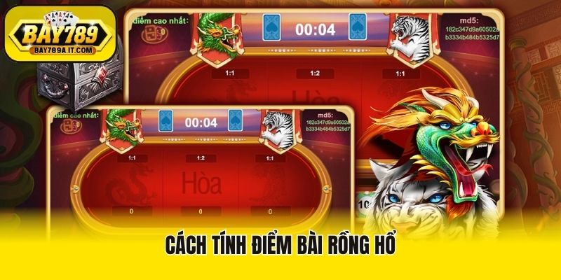 Cách tính điểm bài rồng hổ