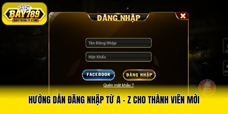 Hướng dẫn đăng nhập từ A - Z cho thành viên mới